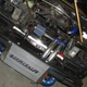 Churchel’s engine bay after some bolt-ons, but before the V8 swap.